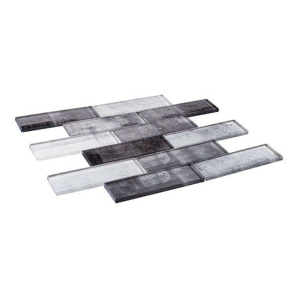 Andova Tiles SAMPLE Migdal 2 x 6 Glass Brick Joint Mosaic Tile SAM-ANDMIG230 - main